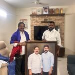 ఎమ్మెల్యే మురళి నాయక్ ను కలిసిన బుడిగె సతీష్ గౌడ్